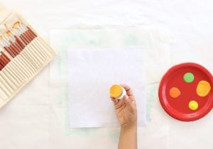 How to Paint your own Patterned Fabric | damask love