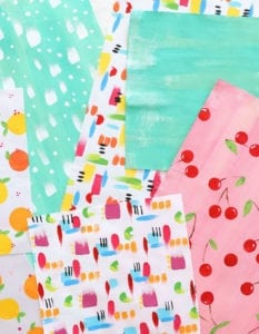 How to Paint your own Patterned Fabric | damask love