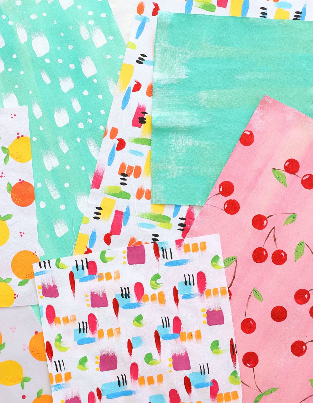 How to Paint your own Patterned Fabric | damask love