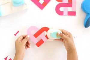 Alphabet Punchboard Heart Banner | Damask Love