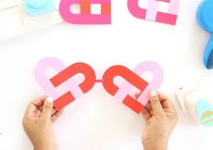 Alphabet Punchboard Heart Banner | Damask Love