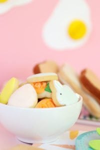 Learn how to make a Fried Egg Easter Brunch Backdrop and add some whimsy to your holiday festivities