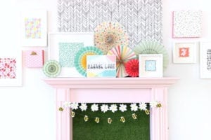 Ring in the spring with this easy to make paper bumble bee garland that uses paper and just a few other basic supplies!