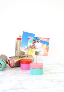 Learn how to make an upcycled photo holder using your empty beauty product packaging