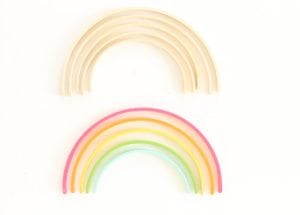 Learn how to make a wooden waldorf rainbow like the ones you see in toy boutiques. You won't believe how easy these are!