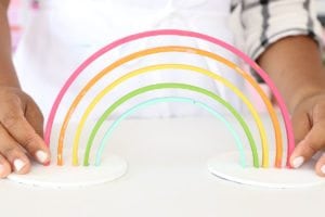 Learn how to make a wooden waldorf rainbow like the ones you see in toy boutiques. You won't believe how easy these are!