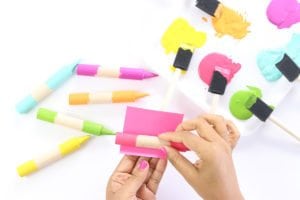 Use wooden dowels to create these adorable DIY Crayon Magnets for your office or anywhere in your home.