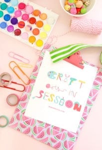 Damask Love Manifesto + How to Make a Poster Hanger | damask love