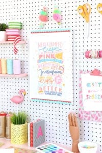 Damask Love Manifesto + How to Make a Poster Hanger | damask love