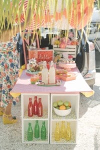 Colorful Tailgate with Toyota Rav4 | damask love