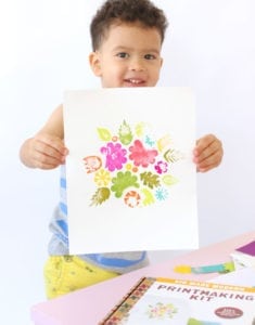Easy Printmaking for Kids | damask love