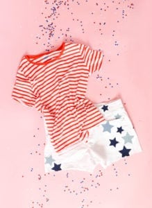 Make Your own Fourth of July Outfit with Cricut Maker | damask love