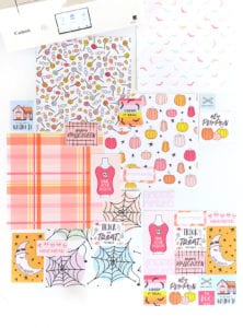 Free Printable Halloween Cardstock with Canon | damask love