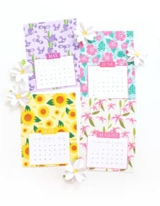 Free Printable Floral Calendar | damask love
