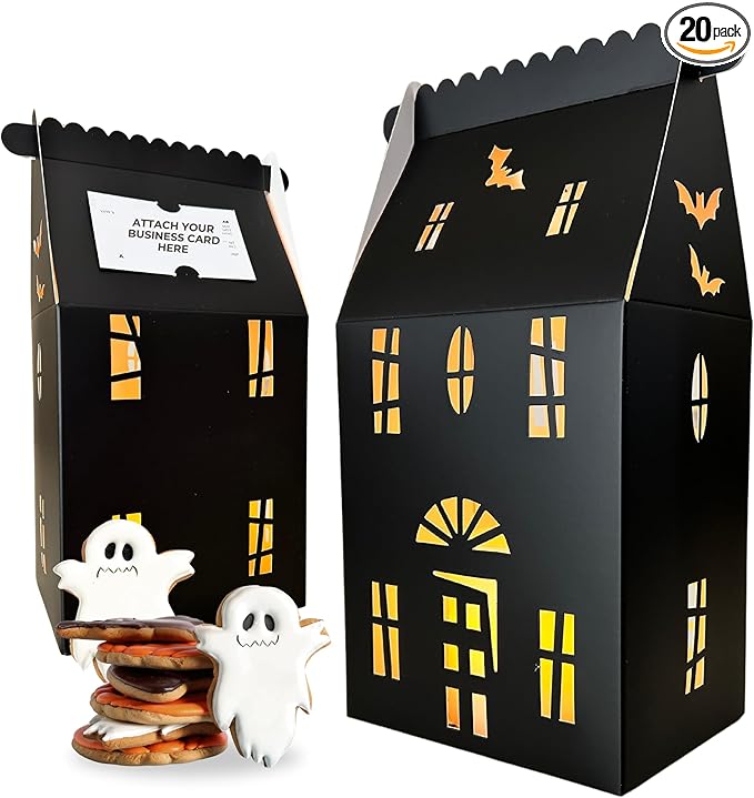 Haunted House Shaped Treat Boxes