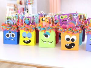 Halloween monster boo bags
