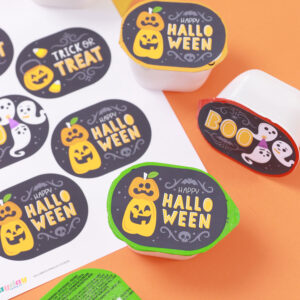 Halloween Snack Stickers | Printable Sticker