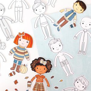Printable Paper Doll Figures