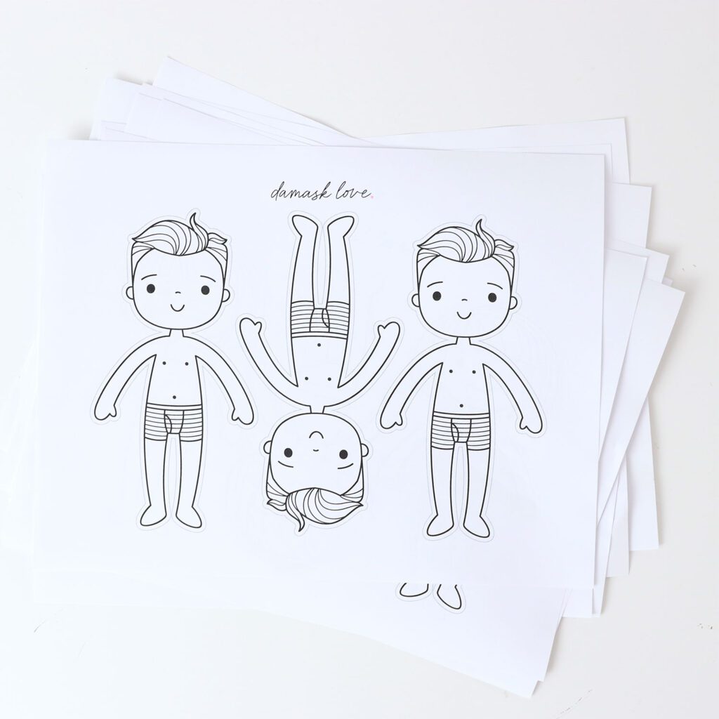 Printable Paper Doll Figures - Image 4