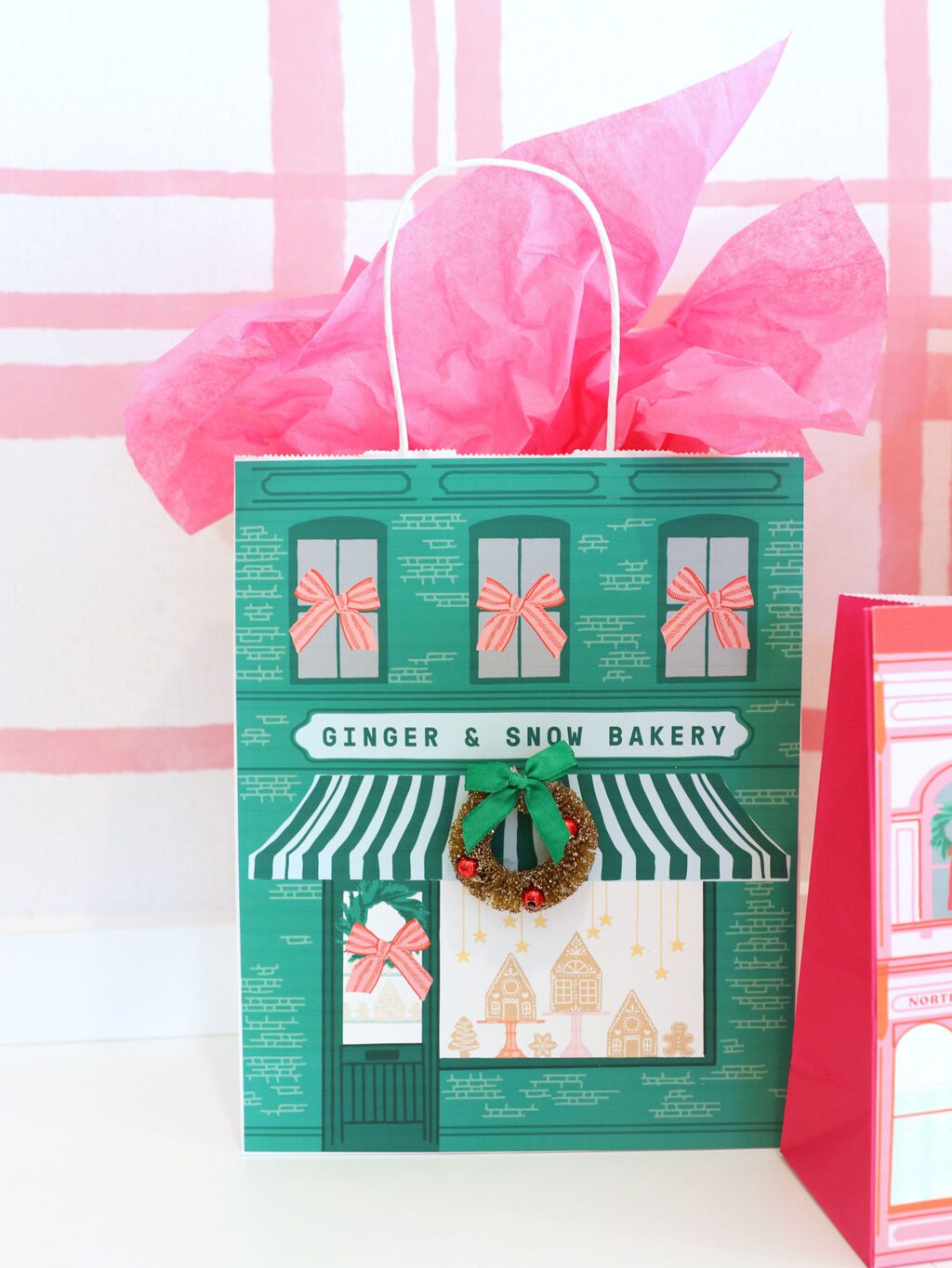 Holiday Shops Gift Bag Covers | Printable - Image 4